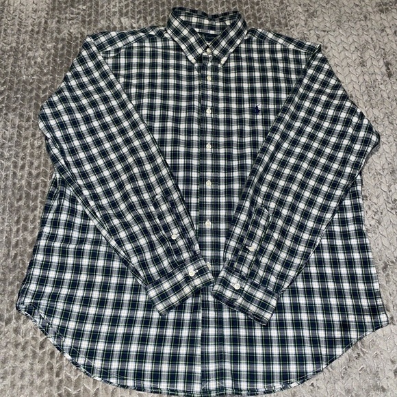 Ralph Lauren Button Down 100% Cotton Shirt. Size XL. Plaid. - Picture 4 of 7
